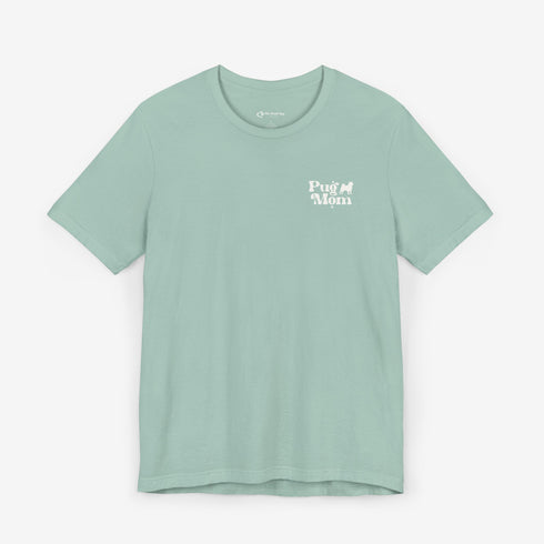 Pug Mom T- Shirt -  Retro Pug Shirt for Women